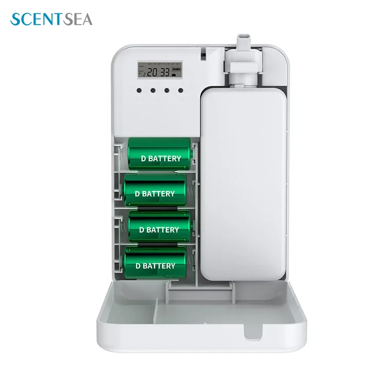 System dostarczania zapachu do windy zasilany bateryjnie